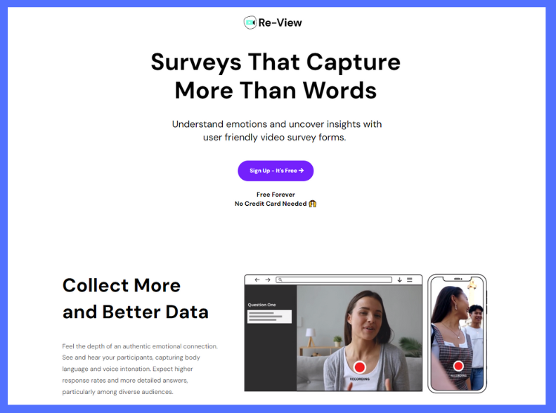 Re-View.ai: Unleashing the Power of Video Surveys